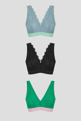 Lace Fuller Cup Bralette - 3 Pack - Lemonade Dolls