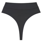 Second Skin Wrap Thong - Black - Lemonade Dolls