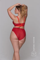 Signature Lace High Waisted Brief - Goji Berry & Orange Synergy