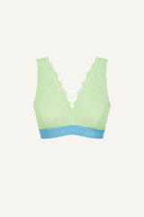 Signature Lace Fuller Cup Bralette - Pastel Green - Lemonade Dolls