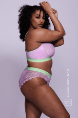 Signature Lace Fuller Cup Bralette - Pastel Lilac - Lemonade Dolls