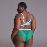 Signature Lace High Support Fuller Cup Bralette - Emerald - Lemonade Dolls