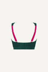 Signature Lace Synergy Fuller Cup Bralette - Forest Green