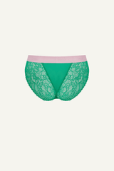 Synergy Lace Brief - Emerald - Lemonade Dolls
