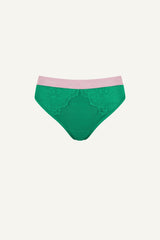 Synergy Lace Brief - Emerald