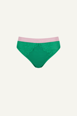 Synergy Lace Brief - Emerald - Lemonade Dolls
