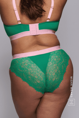 Synergy Lace Brief - Emerald - Lemonade Dolls