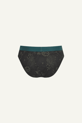 Wicked Elphaba Shimmer Lace Brief - Black - Lemonade Dolls