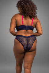Signature Lace Brazilian - Navy