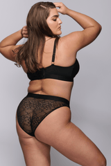 Signature Lace Fuller Cup – Black