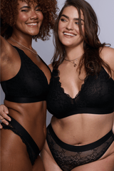 Signature Lace Fuller Cup – Black