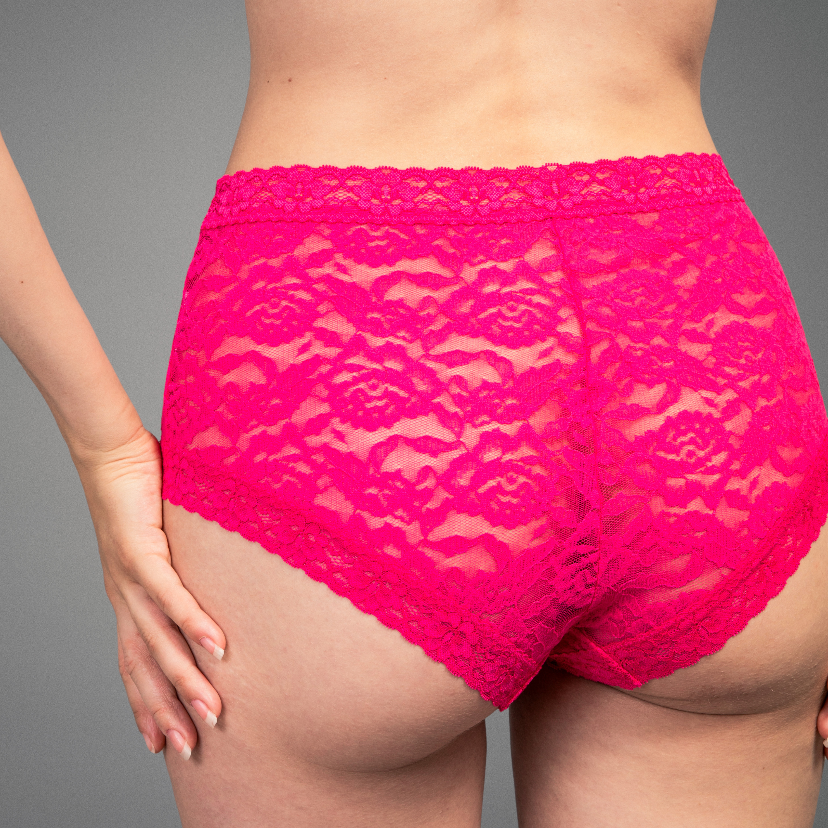 Stretch Lace Short - Pink