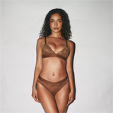 Nude Lace Brief - Toffee