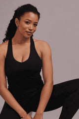 Fuller Cup Sports Bra Top - Black