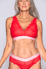 Signature Lace Fuller Cup - Cherry Pop