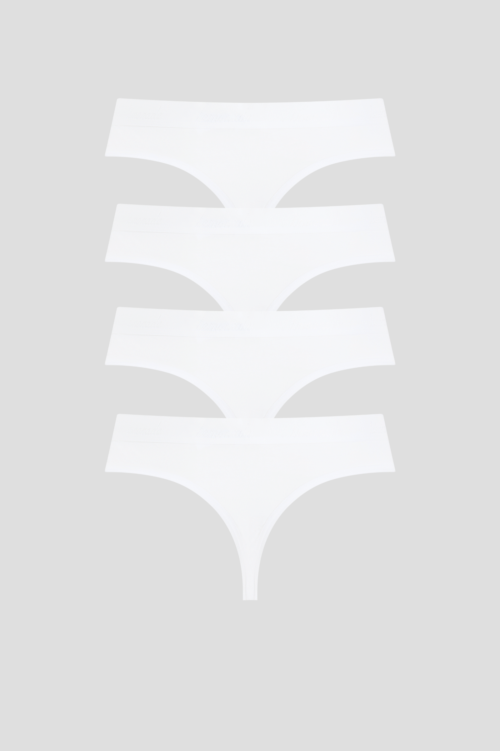 Everyday Eco Thong 4 Pack - White