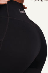 Wrap Waist Legging - Black