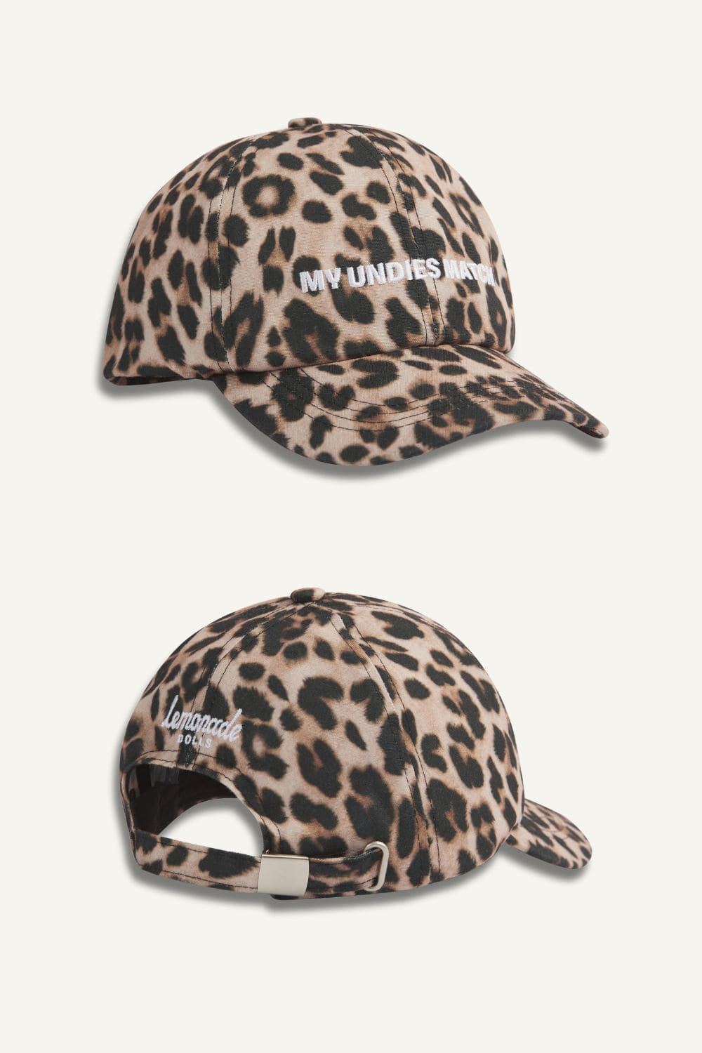 Casquette brodée à imprimé léopard « My Pants Match »