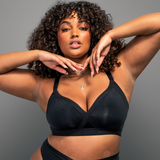 Second Skin High Support Bra - Black