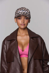 "My Undies Match" Embroidered Leopard Print Cap