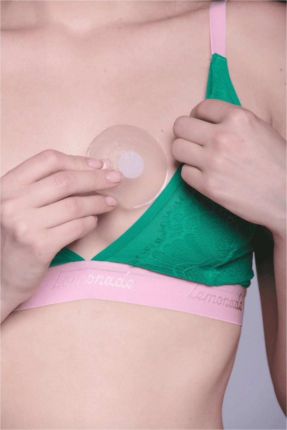 Lot de 2 cache-tétons en silicone transparent 