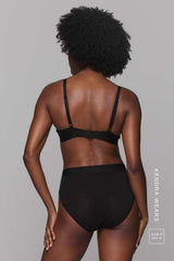 So Soft Mesh Bralette - Black