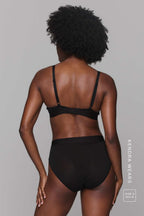 So Soft Mesh Bralette & Brief Set - Black