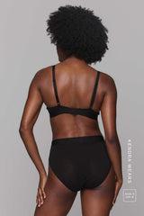 So Soft Mesh Bralette & Brief Set - Black