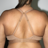 Nude Lace Bralette - Mocha