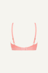 Neon Coral Lace Bralette