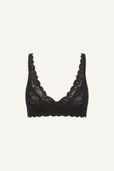Silhouette Lace Bra - Black