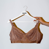 Nude Lace Bralette - Toffee