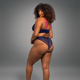 Signature Lace Brazilian - Navy