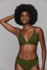 Everyday Eco Bralette - Khaki