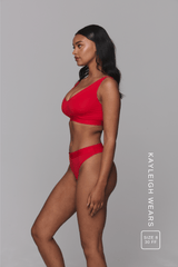 Everyday Eco Fuller Cup Bralette - Red