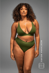 Everyday Eco Bralette - Khaki