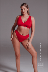 Everyday Eco Fuller Cup Bralette - Red