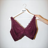 Signature Lace Fuller Cup Bra - Wine