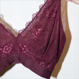 Signature Lace Fuller Cup Bra - Wine