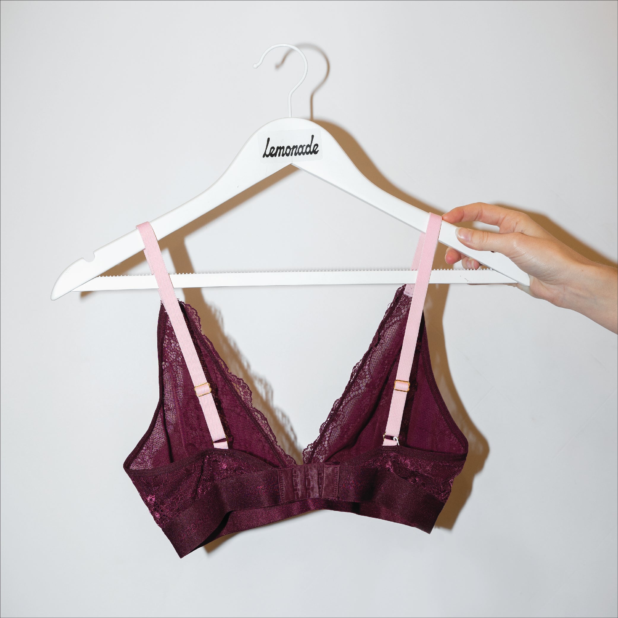 Signature Lace Bralette - Wine