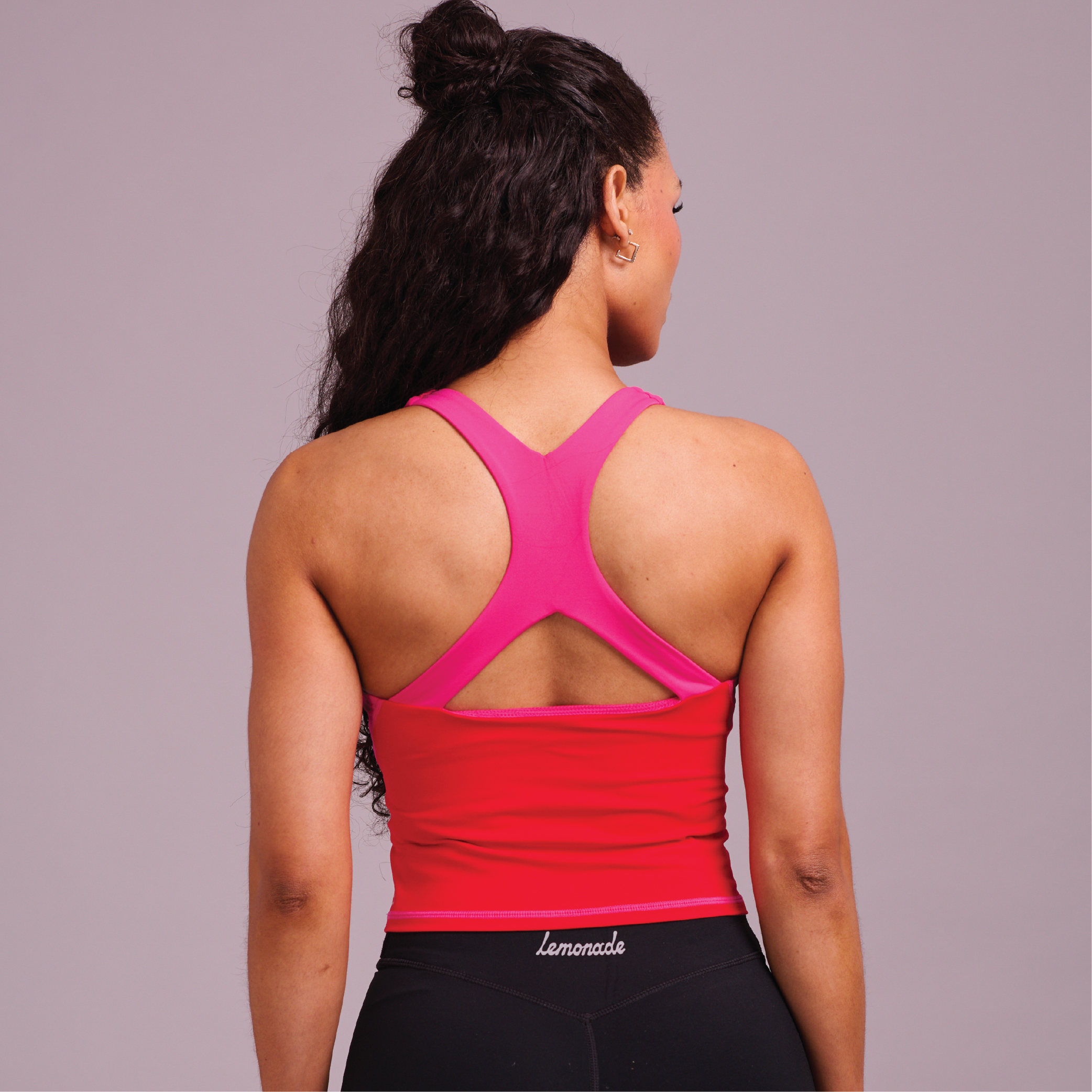 Active Tank Bralette - Pink