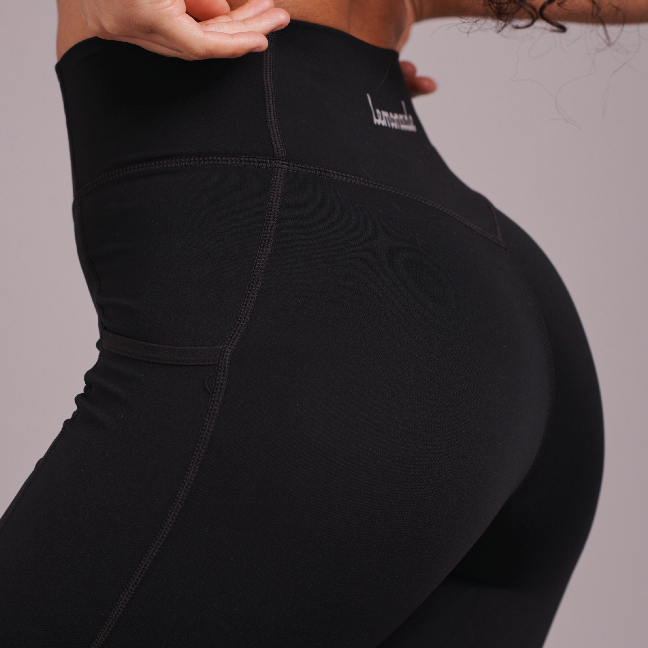 Wrap Waist Legging - Black