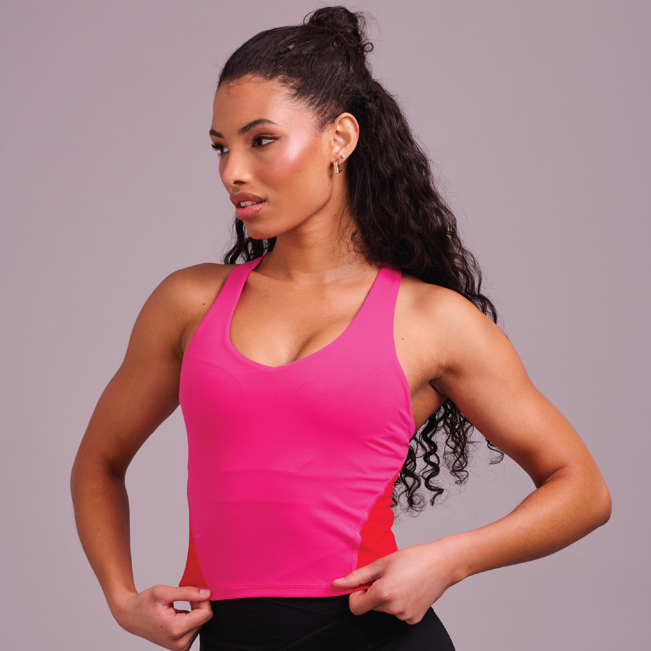 Active Tank Bralette - Pink