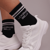 Lemonade Crew Socks - Black