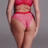 Signature Lace Brazilian - Dark Pink