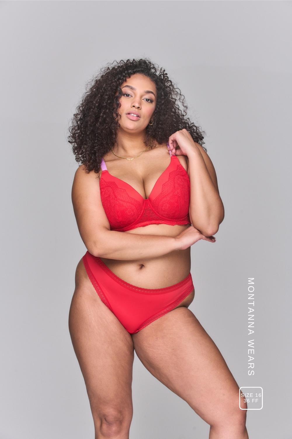 The Flex Bra & Brief Set - Red