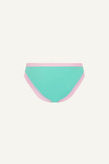 Kanten Micro Braziliaanse Slip - Groenblauw (Met beugel)