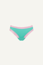 A ghost image of the front of a blue and pink v brazilian 