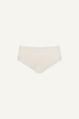Micro-Braziliaanse slip met kanten afwerking - Crème (Flexi beugel)