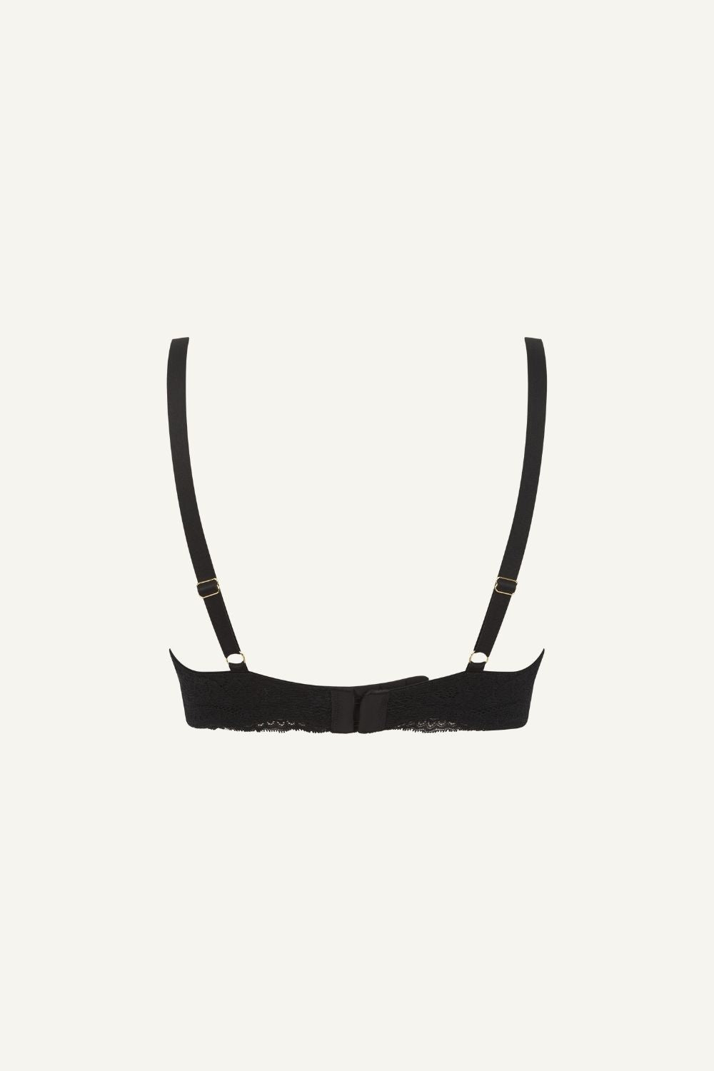 A ghost image of the back of a black bra called the flex 